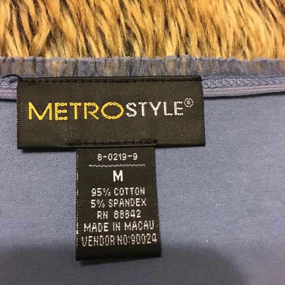 Metro Style soft stretchy tunic top NWOT M - Picture 5 of 5